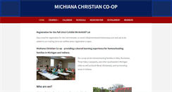 Desktop Screenshot of michianachristiancoop.com