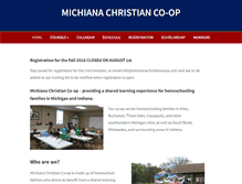 Tablet Screenshot of michianachristiancoop.com